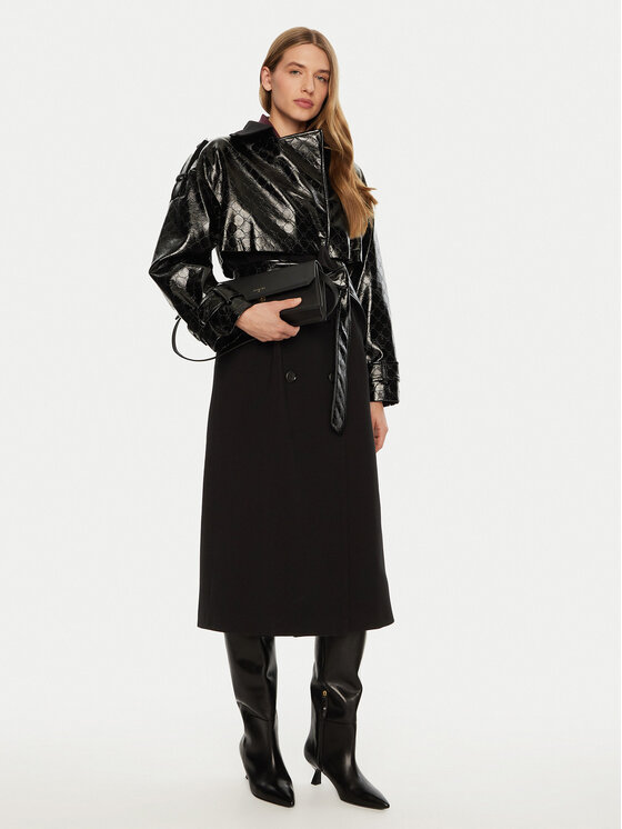 ACCESS FASHION ACCESS FASHION Prechodný kabát 44-9003-504 Čierna Regular Fit