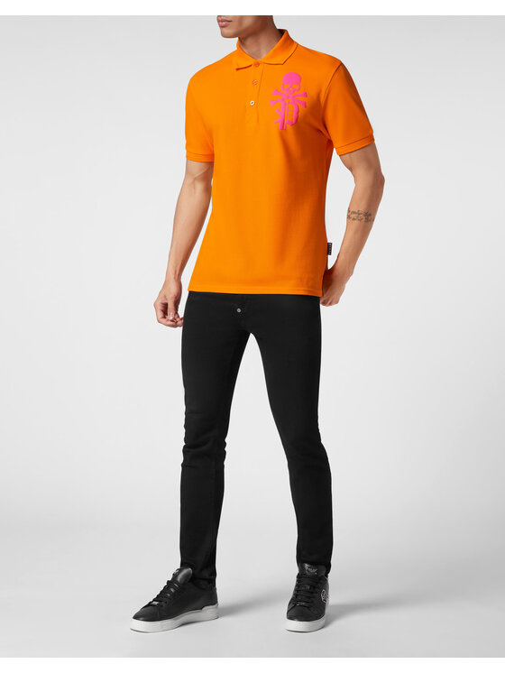 PHILIPP PLEIN PHILIPP PLEIN Polo 643 Arancione Slim Fit