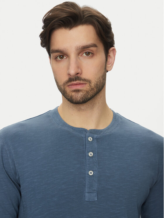 Marc O'Polo Marc O'Polo Longsleeve 522 2246 52064 Niebieski Regular Fit