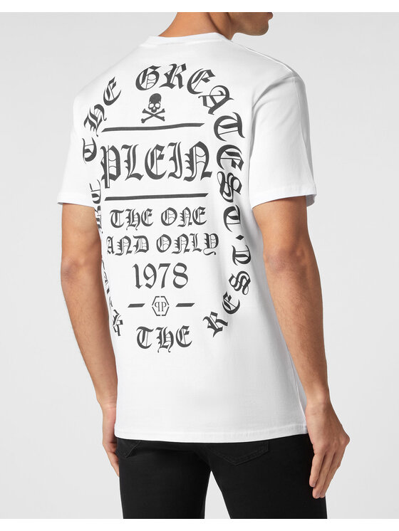 PHILIPP PLEIN PHILIPP PLEIN T-Shirt 14937 Bílá Regular Fit