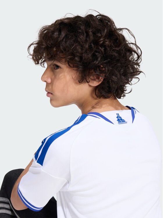 adidas adidas Koszulka techniczna Greece 26 Home Biały Regular Fit