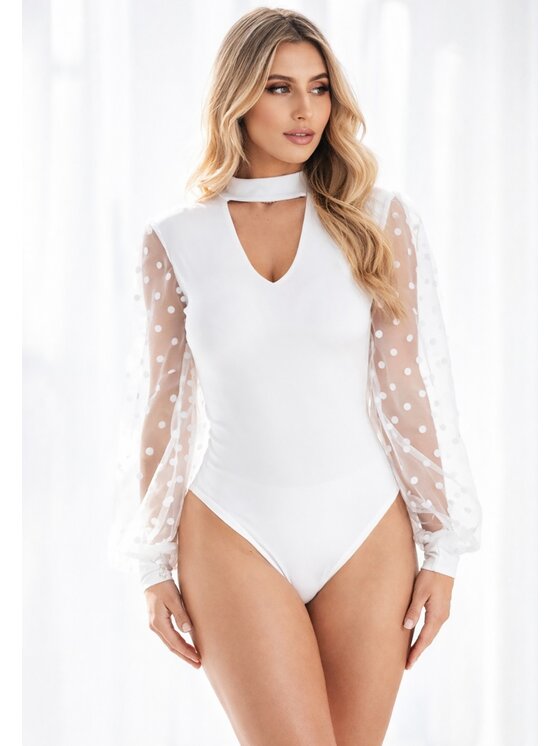 FIGL FIGL Body M1280 Biały Classic Fit