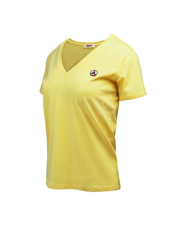 Jott Jott T-Shirt SS24WTSH10-60A_L Żółty Regular Fit
