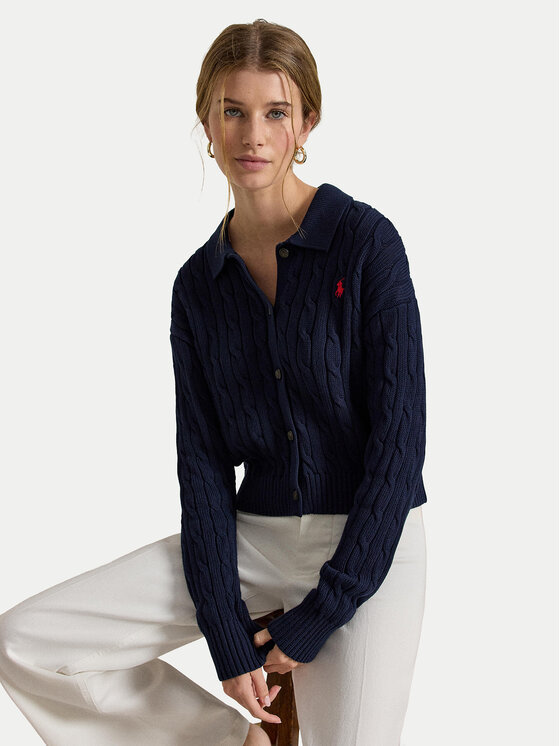 Polo Ralph Lauren Polo Ralph Lauren Strickjacke 211B30509002 Dunkelblau Straight Fit