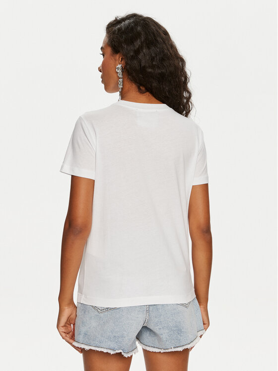 Versace Jeans Couture Versace Jeans Couture T-Shirt 76HAHG02 Λευκό Slim Fit