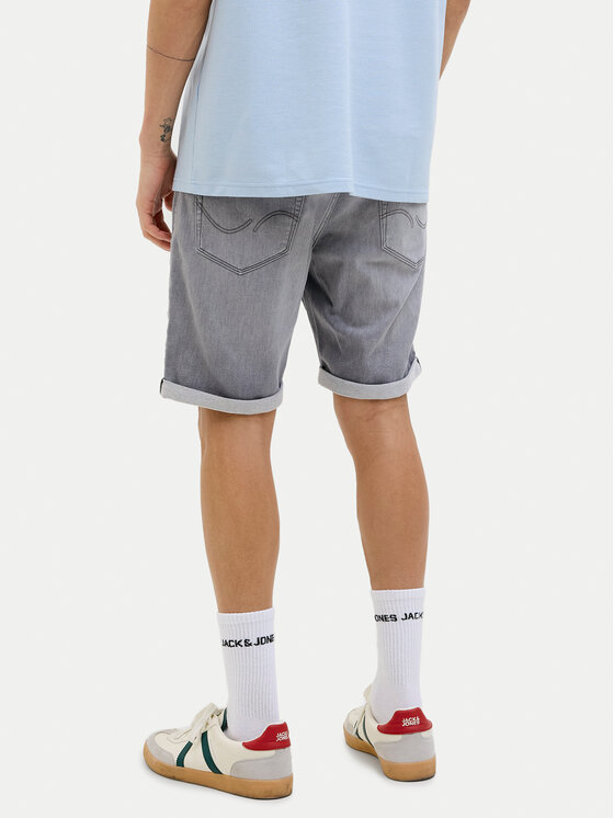 Jack & Jones Jack & Jones Džínsové šortky Rick 12269503 Sivá Regular Fit
