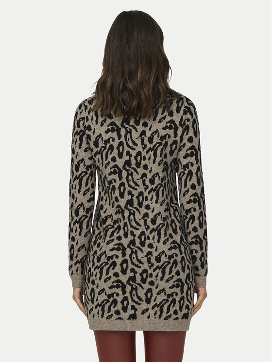 ONLY ONLY Trikotažinė suknelė Jenni 15321988 Smėlio Regular Fit