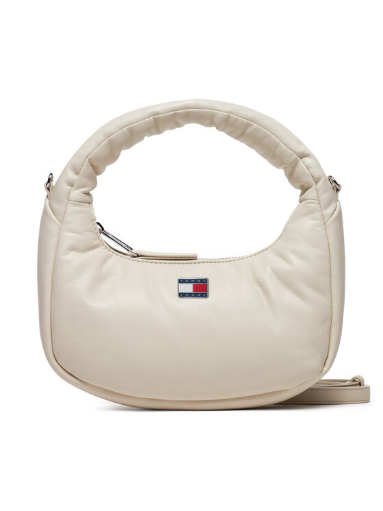 Geantă Tommy Jeans Tjw Pillow Mini Hobo AW0AW16976 Bej