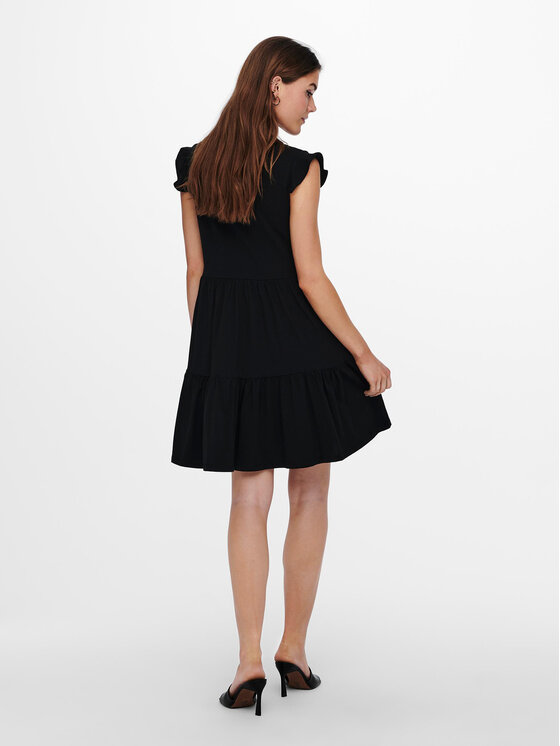 ONLY ONLY Ljetna haljina May 15226992 Crna Regular Fit