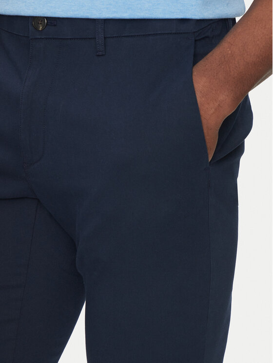 Michael Kors Michael Kors Chinos kelnes CS4301KDR2 Tamsiai mėlyna Slim Fit