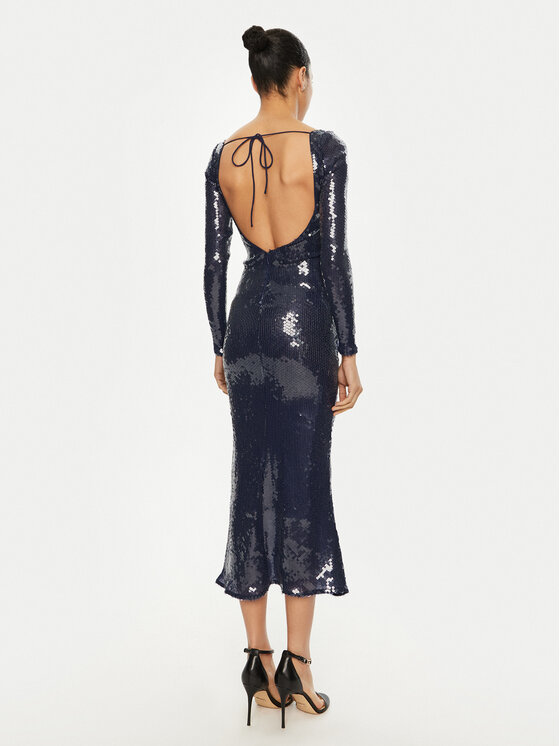 Bardot Bardot Sukienka koktajlowa 58859DB Granatowy Regular Fit
