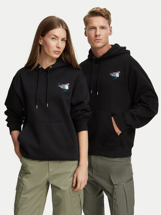 The North Face The North Face Bluza Off Piste Embroidered NF0A8JPNJK31 Czarny Regular Fit