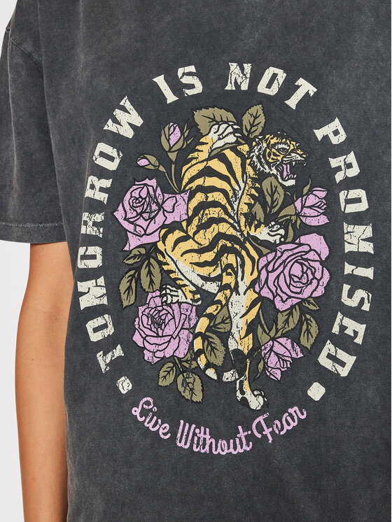 Vero Moda Vero Moda T-krekls Forever 10232956 Pelēks Oversize