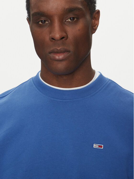 Tommy Jeans Tommy Jeans Світшот DM0DM20741 Голубий Regular Fit