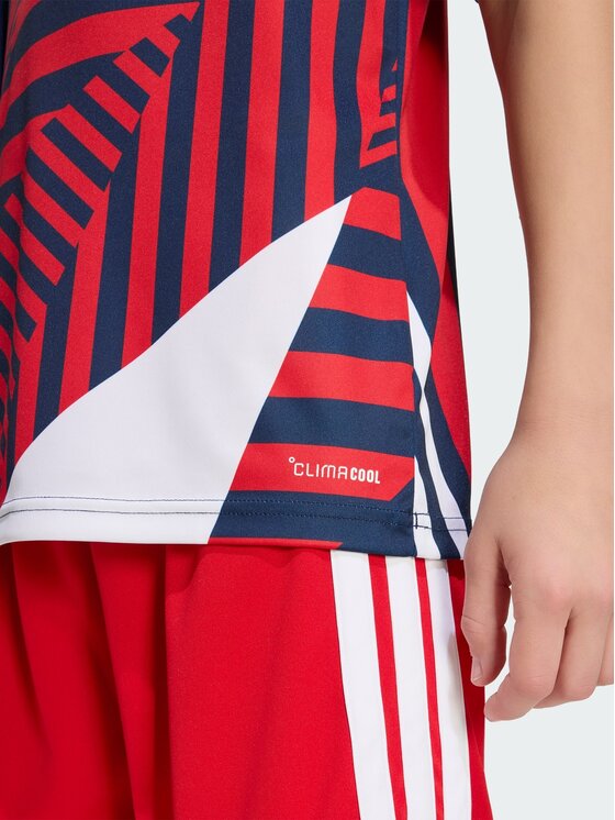 adidas adidas Koszulka techniczna 168862 Niebieski jasny Regular Fit