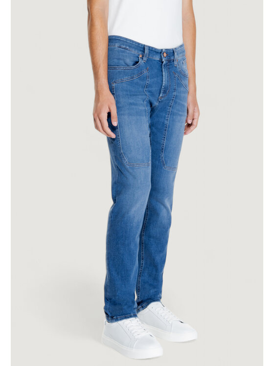 Jeckerson Jeckerson Pantalone da abito JOHN 5 TASCHE TOPPA Blu To Fit