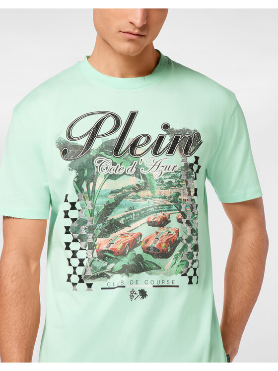PHILIPP PLEIN PHILIPP PLEIN T-Shirt 24941 Zielony Regular Fit