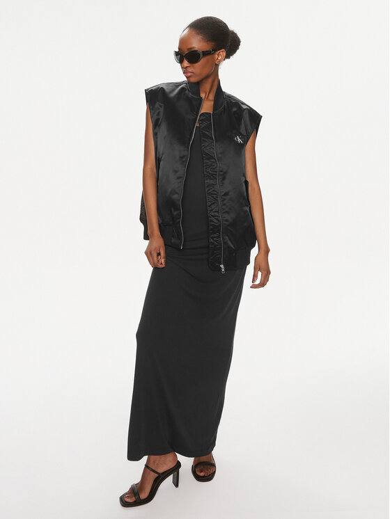 Calvin Klein Jeans Calvin Klein Jeans Vesta J20J223039 Černá Relaxed Fit