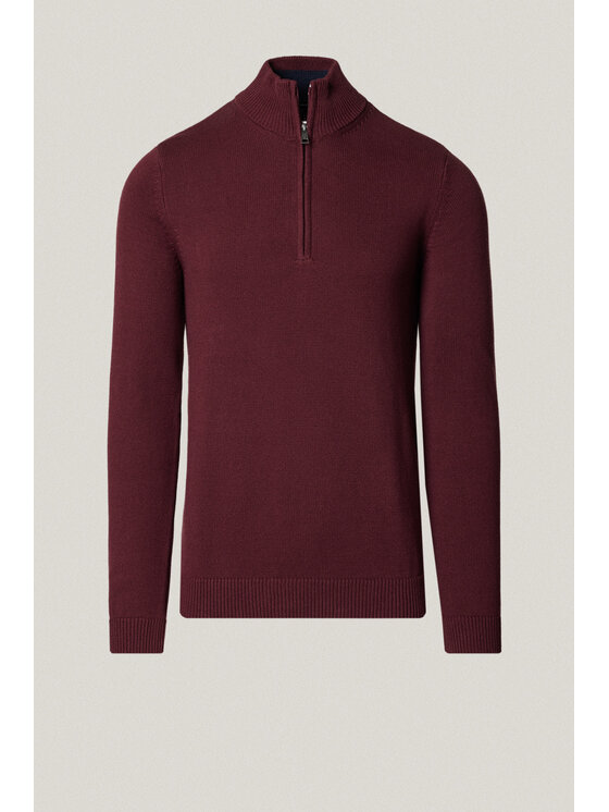Próchnik Próchnik Sweter PM13 SW073225000014 Bordowy Regular Fit