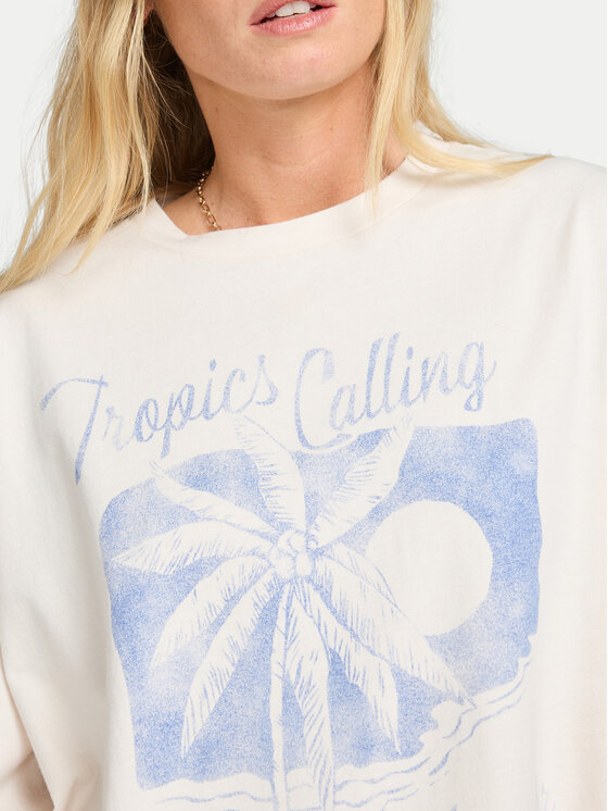 Billabong Billabong T-shirt This Sunny Time EBJZT00479 Bianco Loose Fit