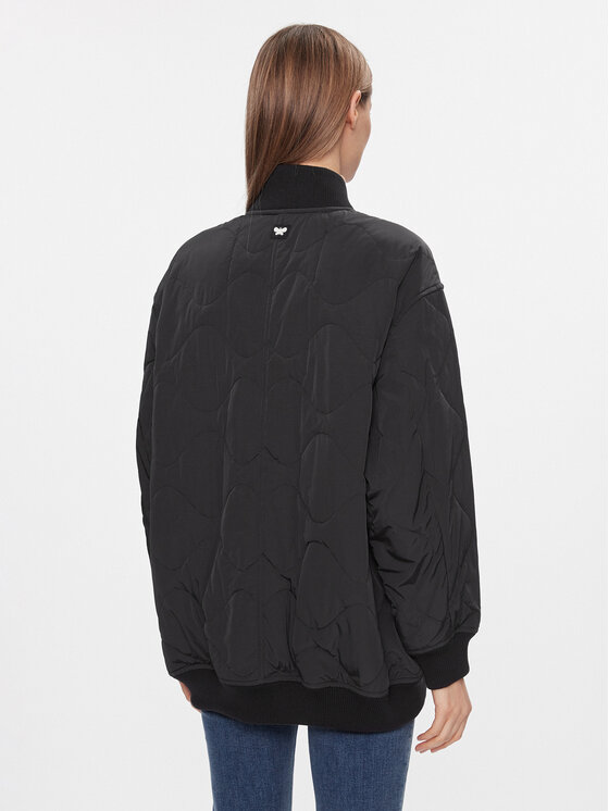 Weekend Max Mara Weekend Max Mara Geacă bomber Norel 2415481051 Negru Relaxed Fit