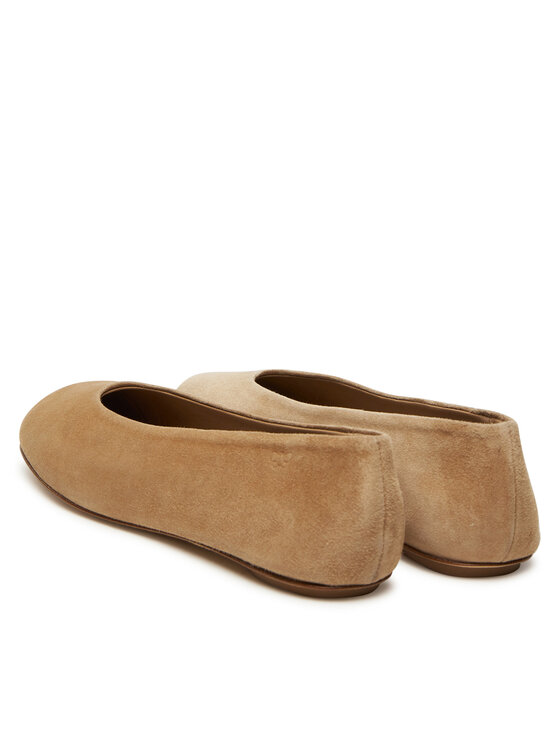 Weekend Max Mara Weekend Max Mara Baleriny Todisuede 2525526074600 Beżowy