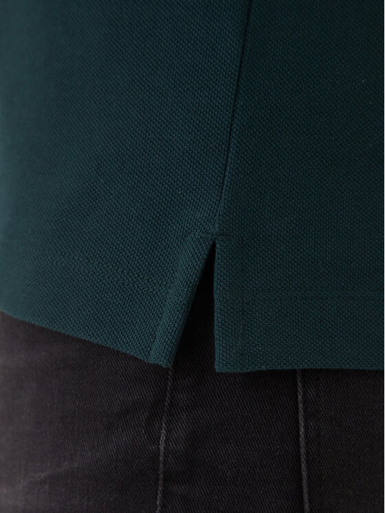 BOSS BOSS Тениска с яка и копчета Pallas 50553564 Зелен Regular Fit