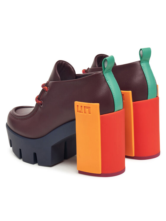 United Nude United Nude Nizki čevlji Grip Moc Mid 1095792416 Bordo rdeča