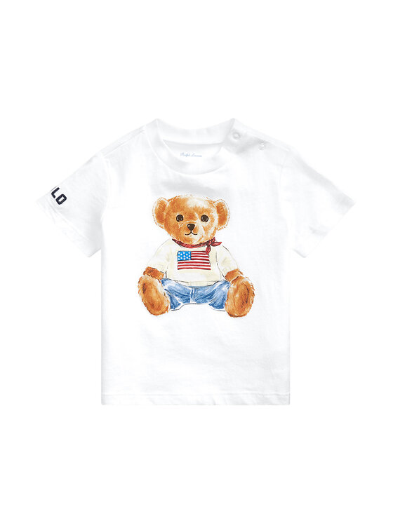 Polo Ralph Lauren Polo Ralph Lauren T-Shirt 320844731001 Bílá Regular Fit