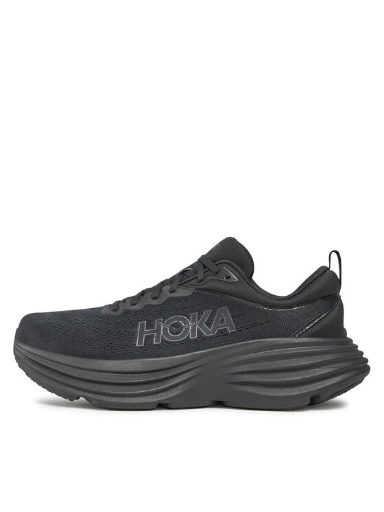 Hoka Hoka Buty do biegania Bondi 8 Wide 1127953 Czarny