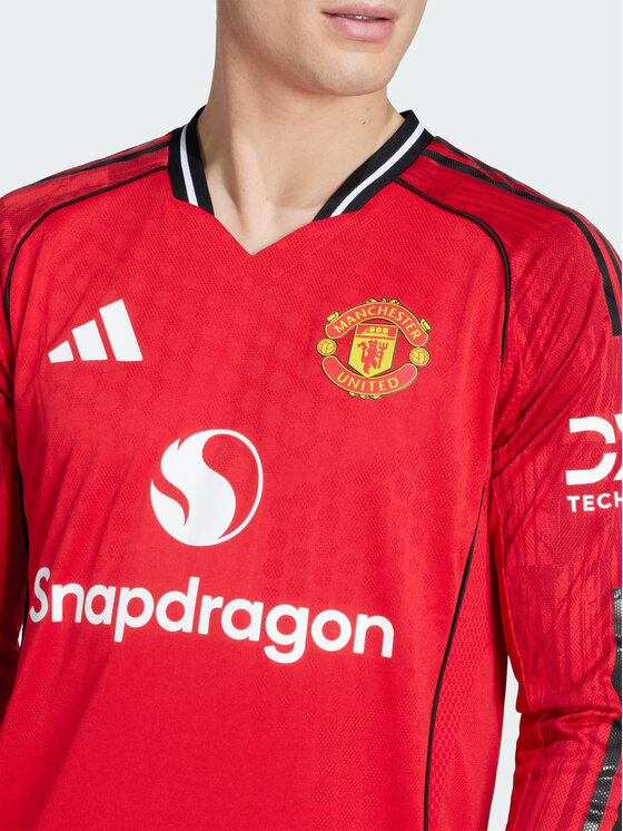 adidas adidas Koszulka techniczna Manchester United Czerwony Slim Fit