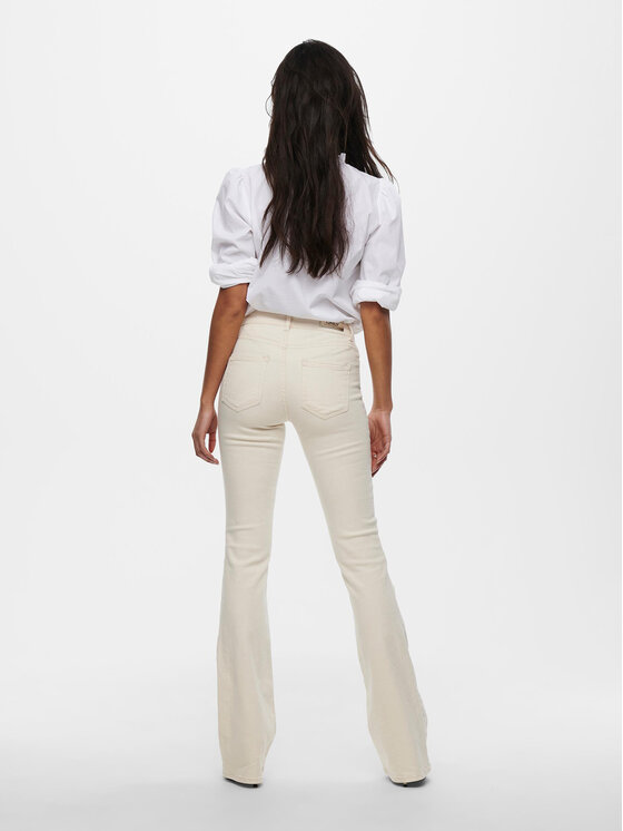 ONLY ONLY Traperice 15230778 Bijela Slim Fit