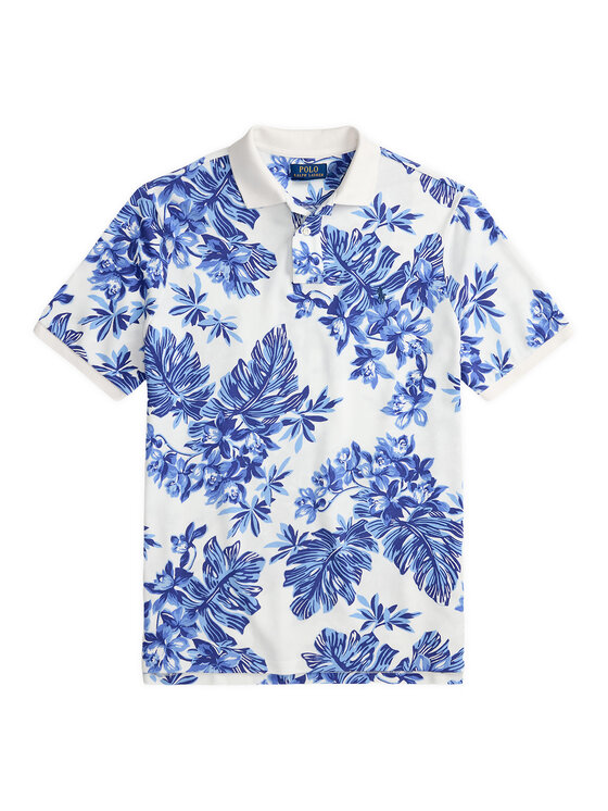 Polo Ralph Lauren Polo Ralph Lauren Polo marškinėliai 710P04013001 Mėlyna Custom Slim Fit