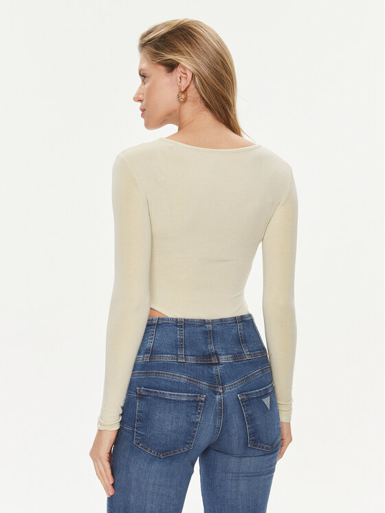 Guess Guess Body Allycia V4RP05 KC2V0 Béžová Slim Fit