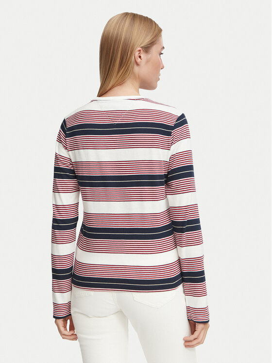 Tommy Jeans Tommy Jeans Blúzka Reg Ess Jersey DW0DW23562 Farebná Regular Fit