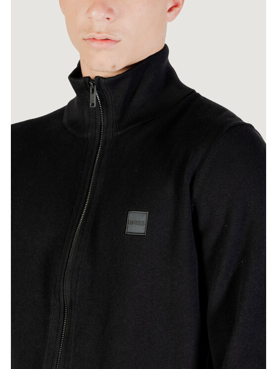 BOSS BOSS Cardigan Kanozip_S 10272322 01 Nero Casual Fit