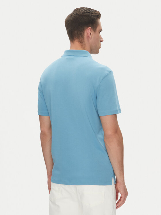 Calvin Klein Calvin Klein Polokošeľa Supima LV04LB276G Modrá Regular Fit