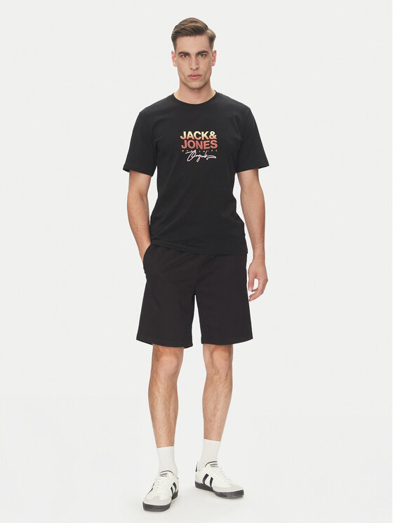 Jack&Jones Jack&Jones Marškinėliai Canggu 12281809 Juoda Regular Fit