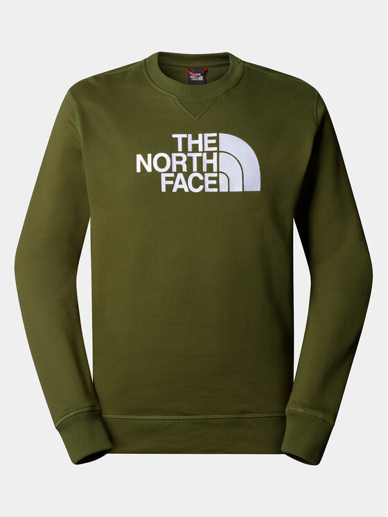 The North Face The North Face Μπλούζα Drew Peak NF0A4SVR Πράσινο Regular Fit