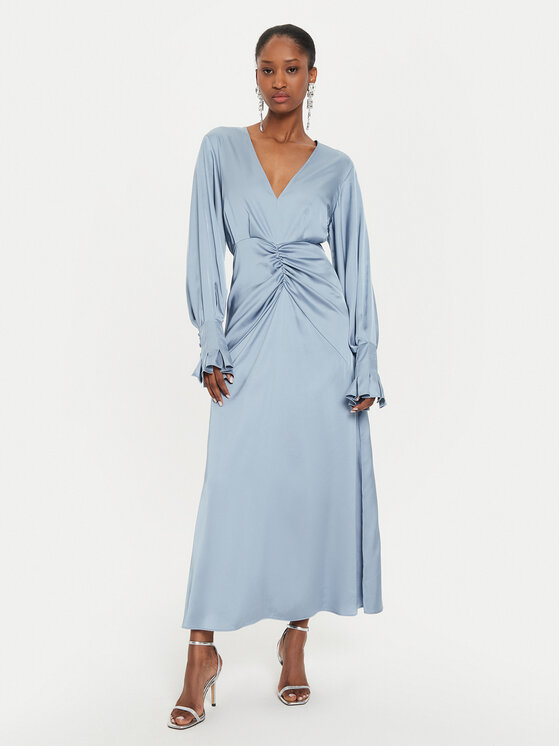 Karen by Simonsen Karen by Simonsen Φόρεμα κοκτέιλ Peel 10105036 Γαλάζιο Loose Fit