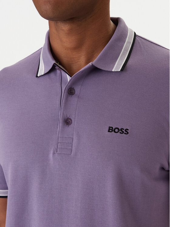 BOSS BOSS Polokošeľa Paddy 50469055 Fialová Regular Fit