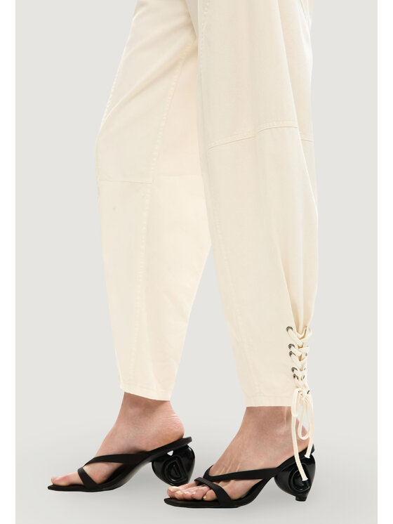 Desigual Desigual Chinosy PANT_TROY Beżowy Casual Fit