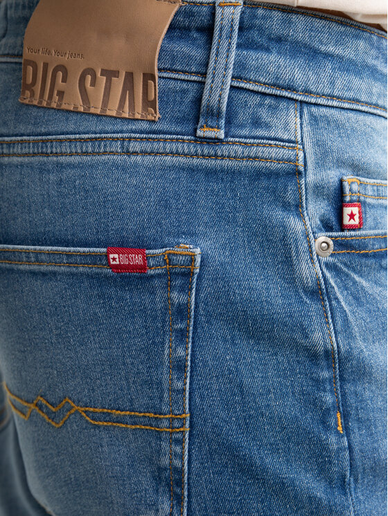 BIG STAR BIG STAR Jeansy HARPER Niebieski Tapered Fit