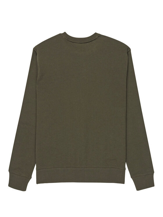 Element Element Pulóver Icon Embroidery Cr ELYFT00197 Kék Regular Fit