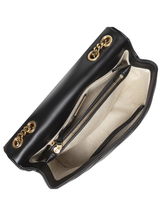Tory Burch Tory Burch Torebka Kira Chevron Convertible Shoulder Bag 90446 Czarny