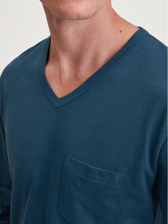 Calida Calida Pyžamo 47687 Modrá Regular Fit