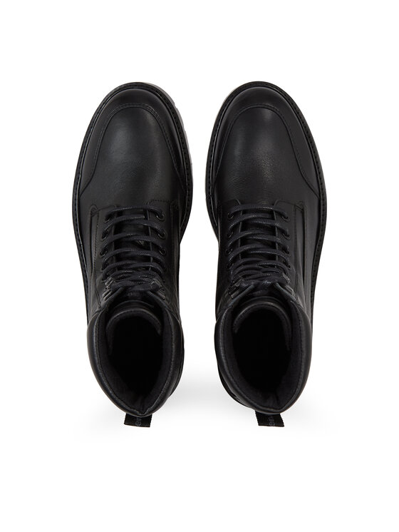 Calvin Klein Jeans Calvin Klein Jeans Traperid Combat Mid Laceup Wl Lth YM0YM00847 Must