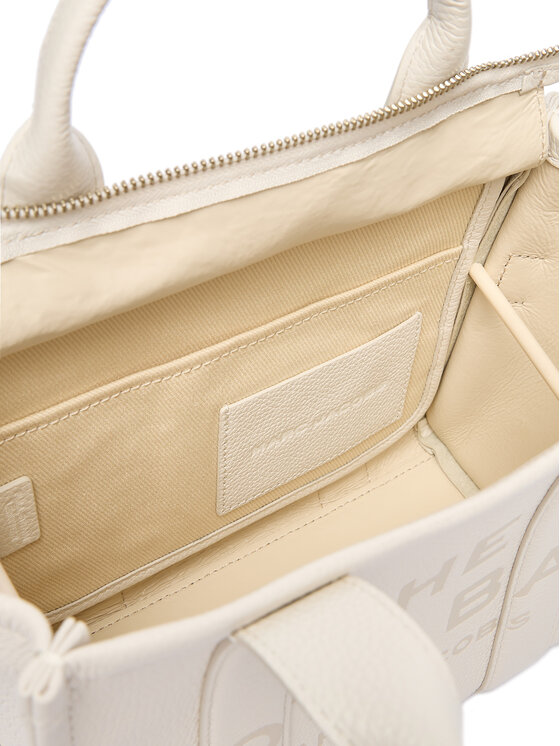 Marc Jacobs Marc Jacobs Τσάντα The Leather Small Tote Bag H009L01SP21 Εκρού