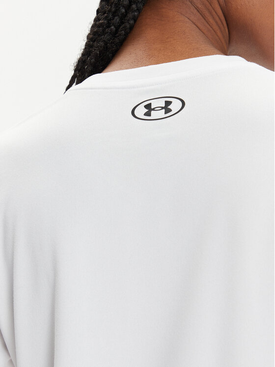 Under Armour Under Armour Koszulka techniczna Tech Ssv- Solid 1384229-100 Biały Loose Fit