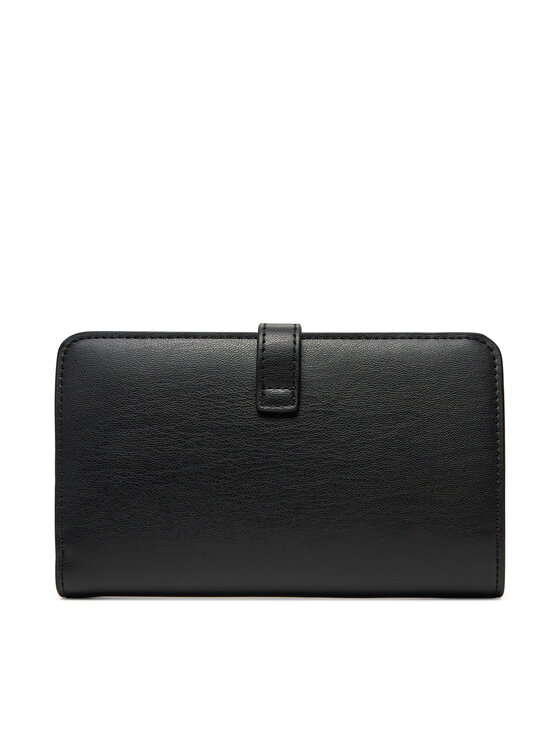 Tommy Hilfiger Tommy Hilfiger Portofel Mic de Damă Th Heritage Med Wallet AW0AW17262 Negru
